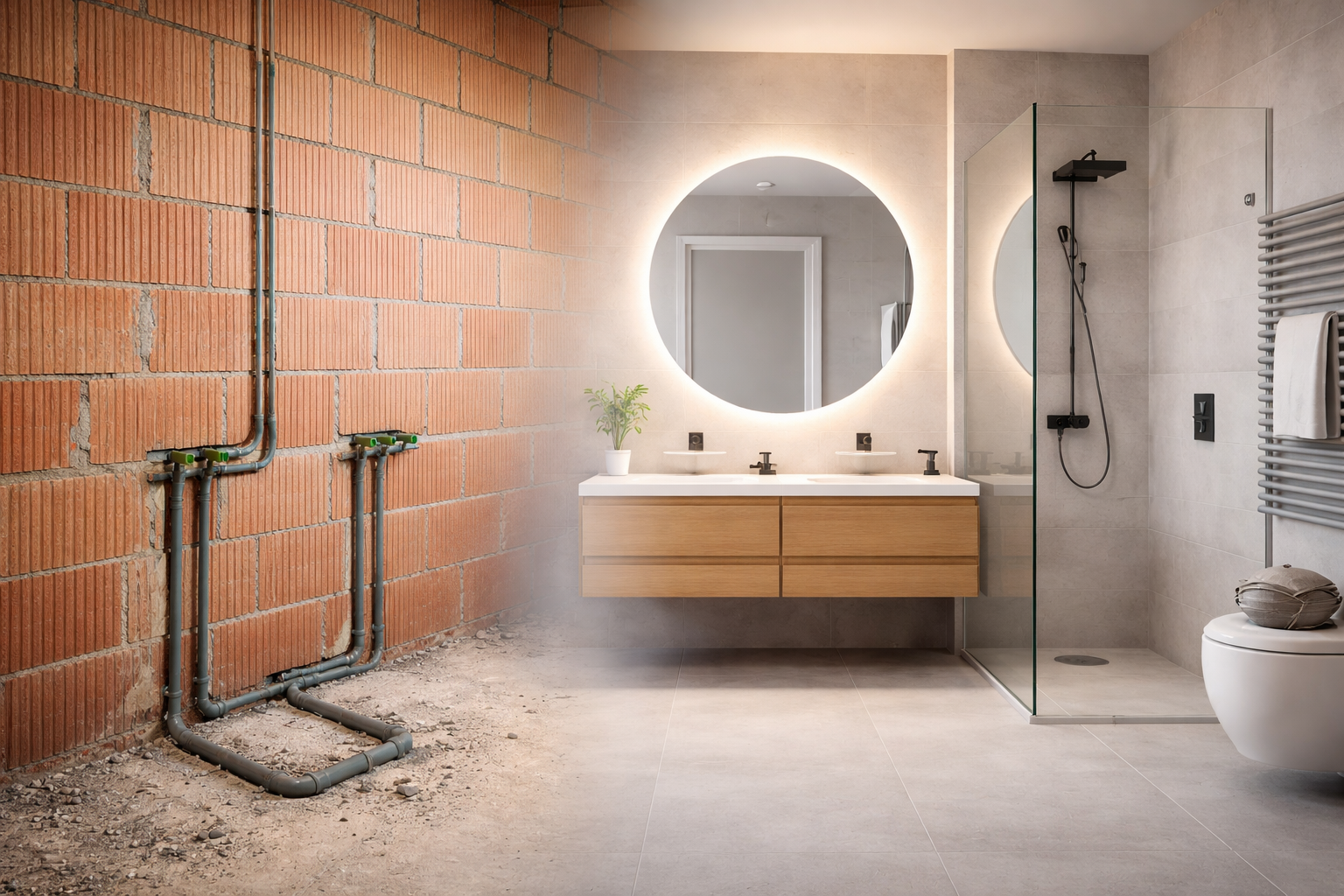 Vodoinstalaterski radovi prije i poslije, Aquadux